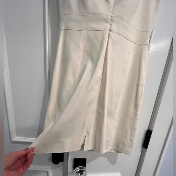 Milly v-neck dress linen - Picture 2 of 6